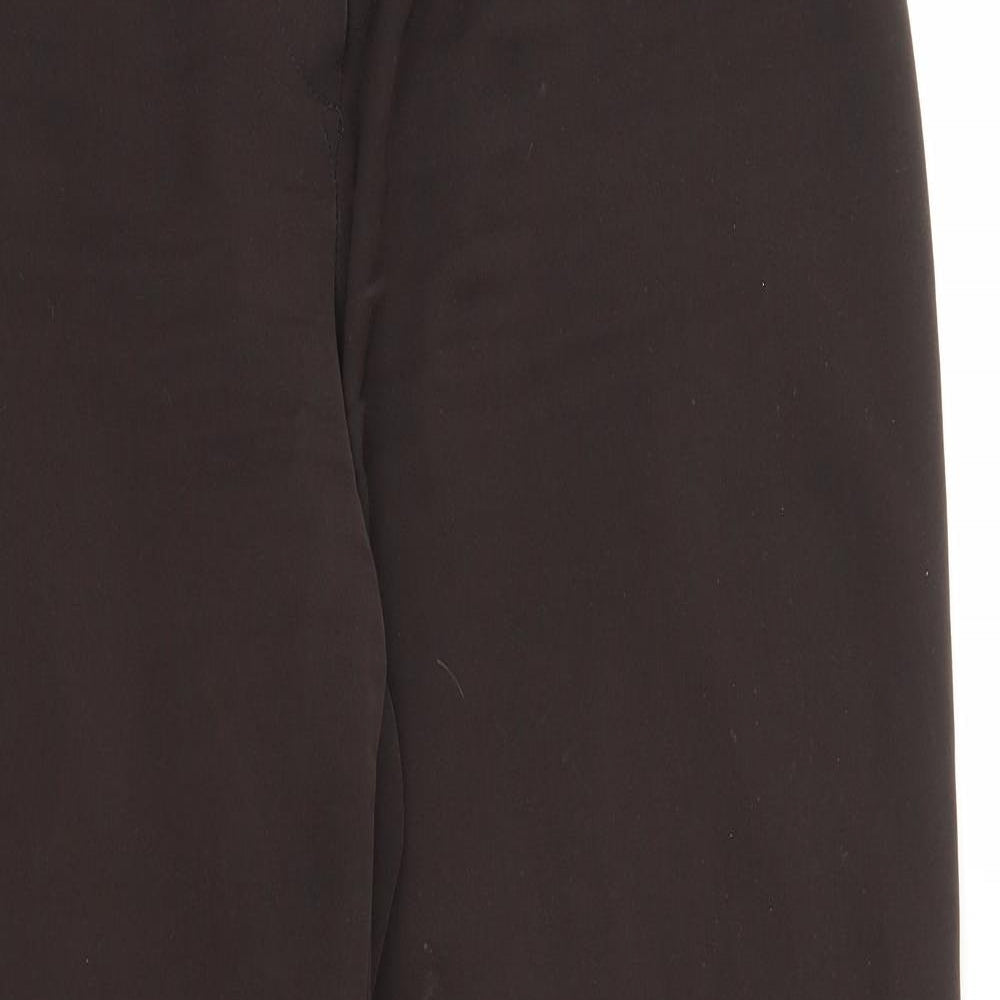 M&S Womens Brown   Trousers  Size 14 L29 in