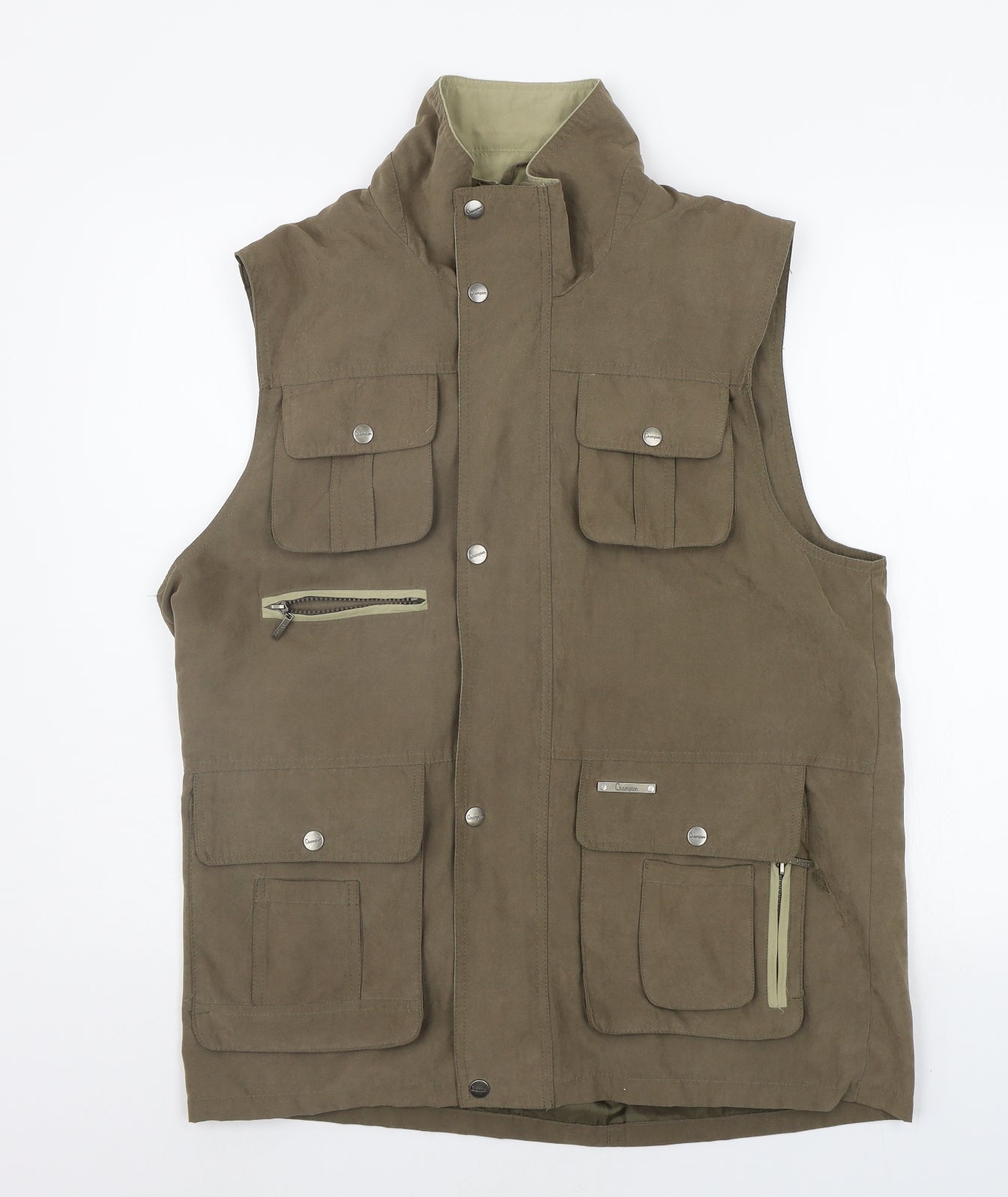 Champion Mens Brown   Gilet Coat Size M