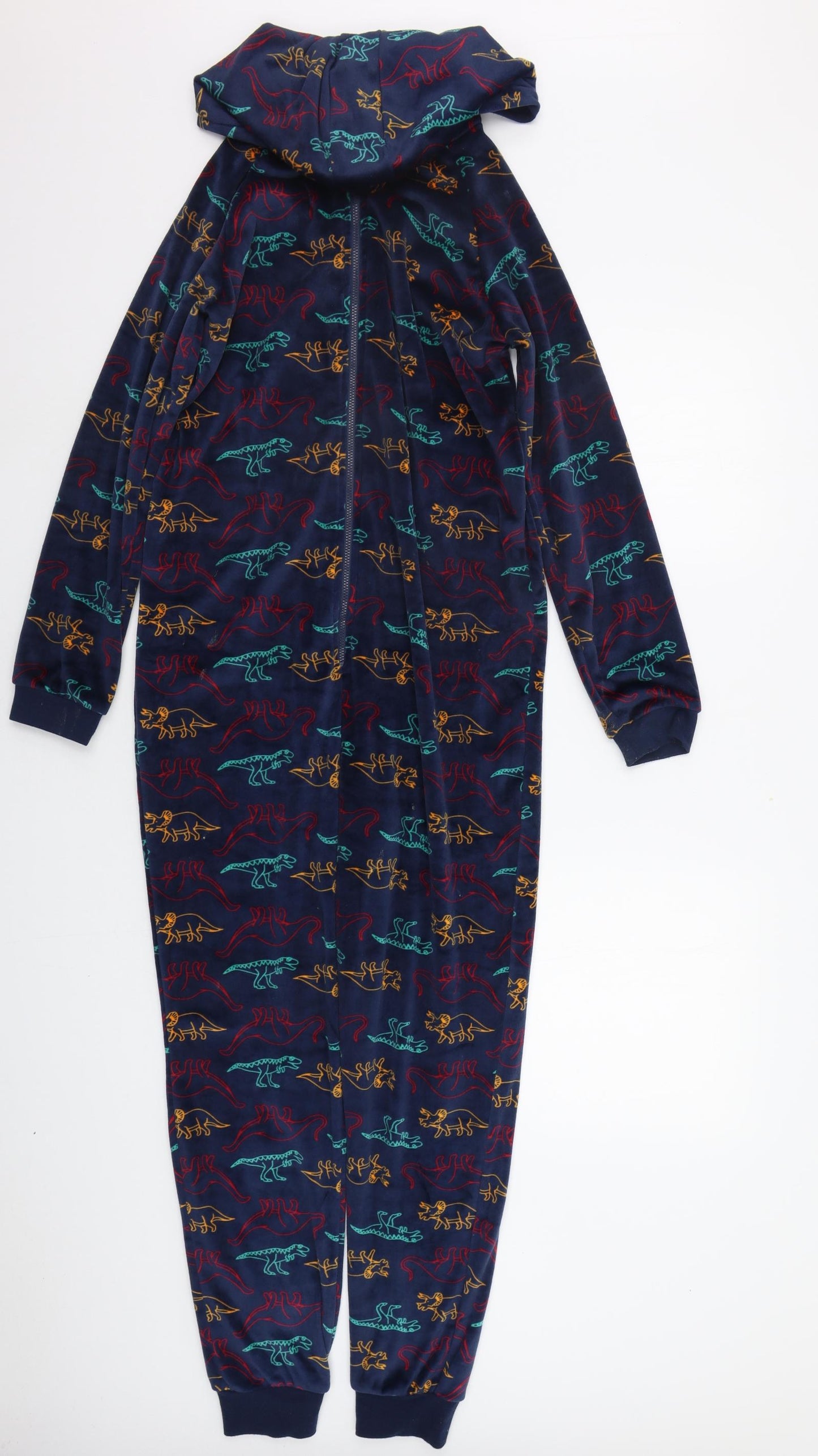 TU Boys Blue Geometric   Bodysuit Size 11-12 Years