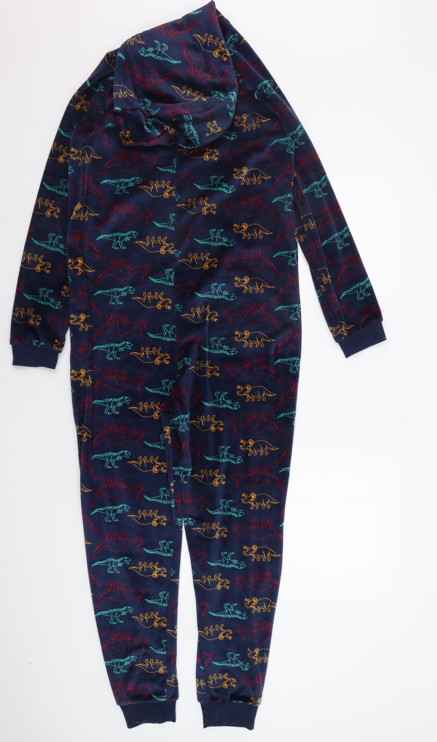 TU Boys Blue Geometric   Bodysuit Size 11-12 Years