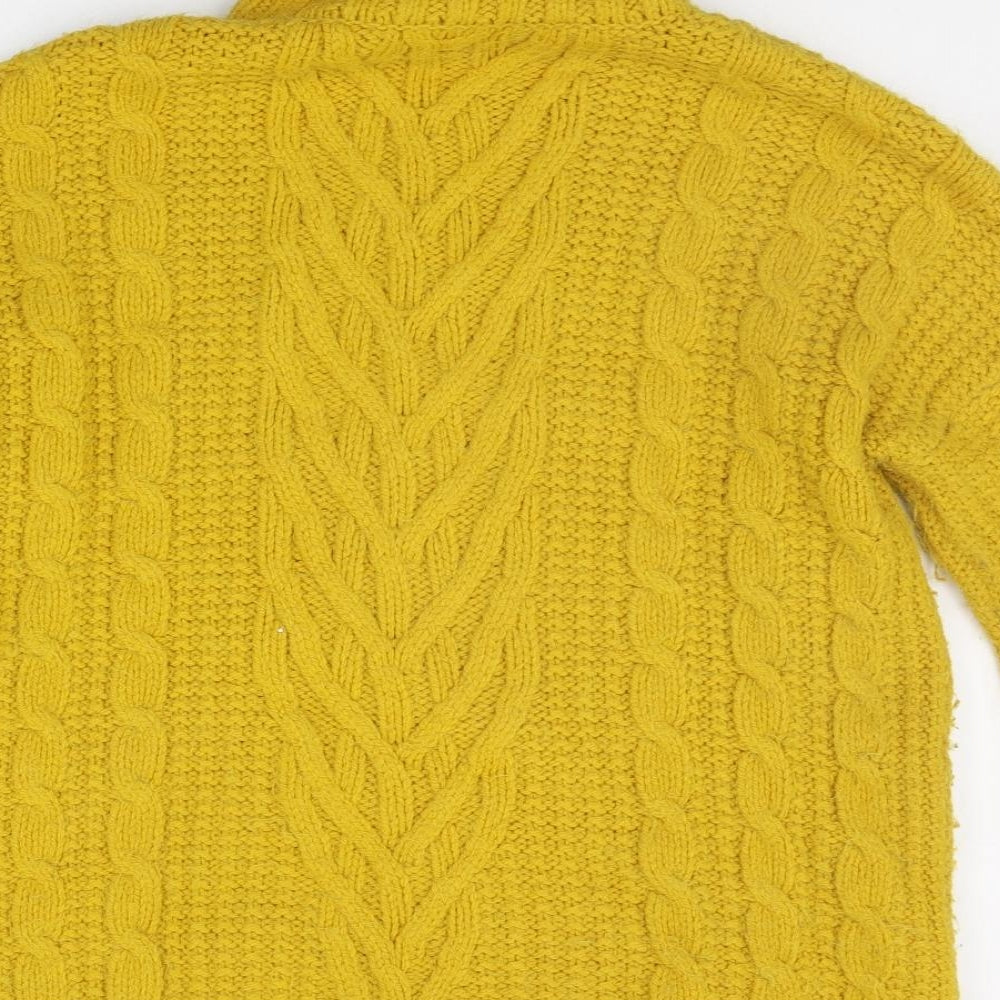 Marks and Spencer Womens Yellow   Pullover Jumper Size M