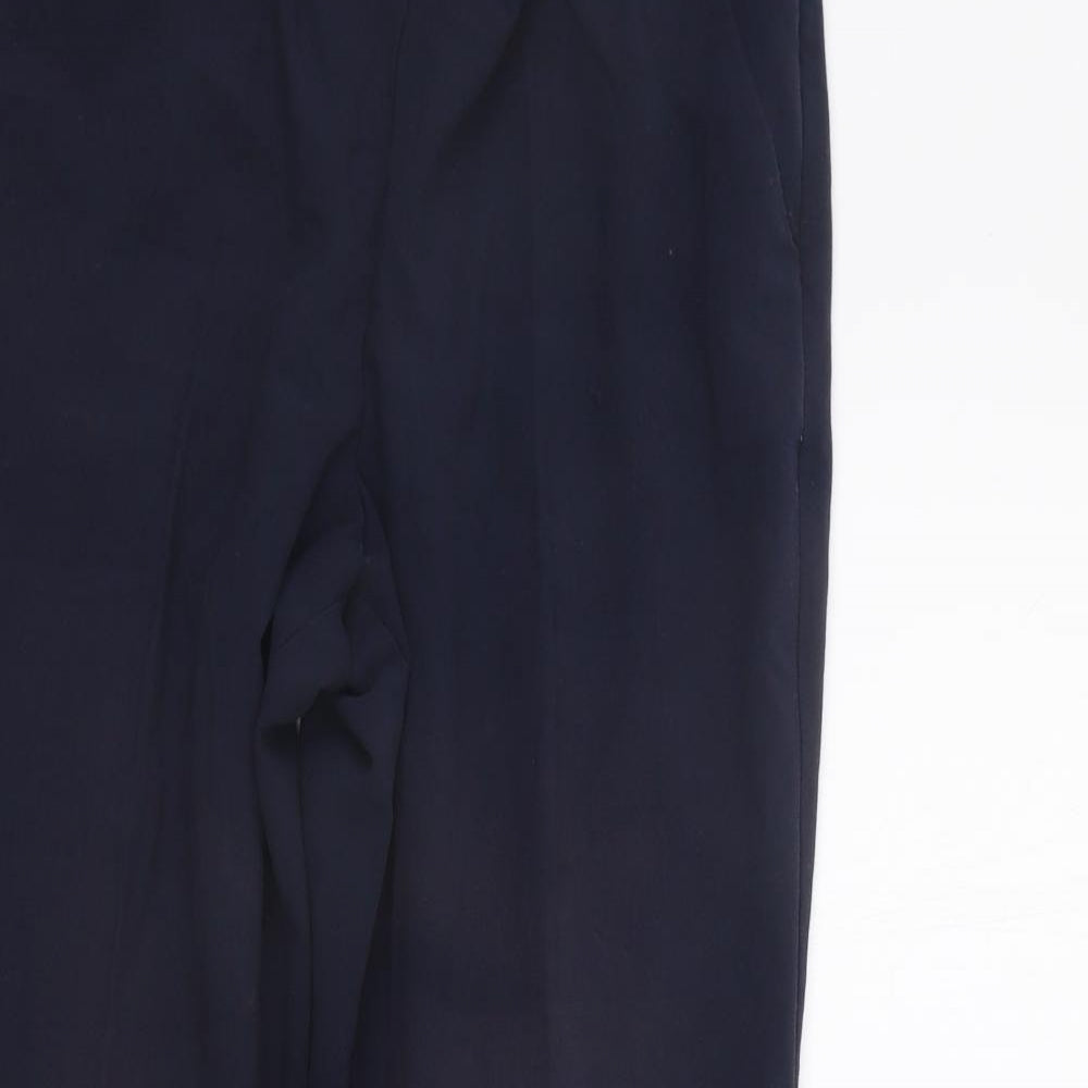 Marks and Spencer Womens Blue   Trousers  Size 10 L26 in