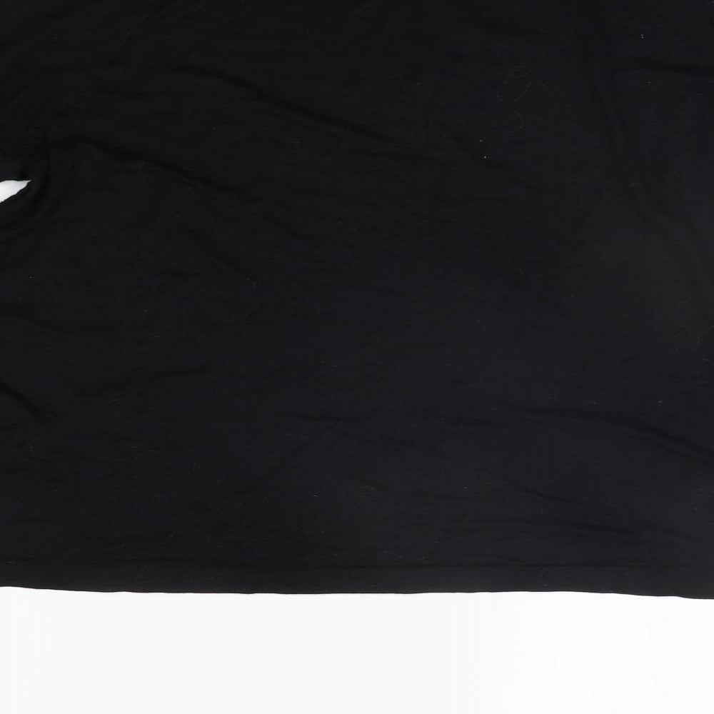 Marks and Spencer Womens Black   Basic T-Shirt Size 10