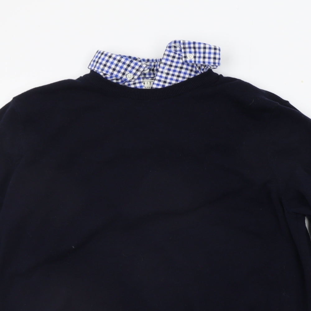 F&F Mens Blue   Pullover Jumper Size XL