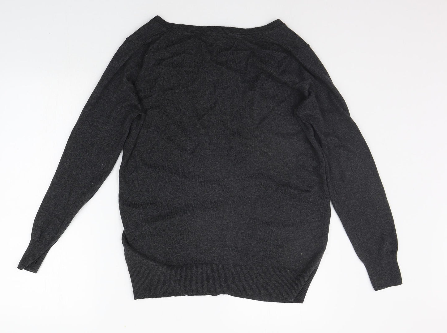 Peacocks Womens Grey   Cardigan Jumper Size 14