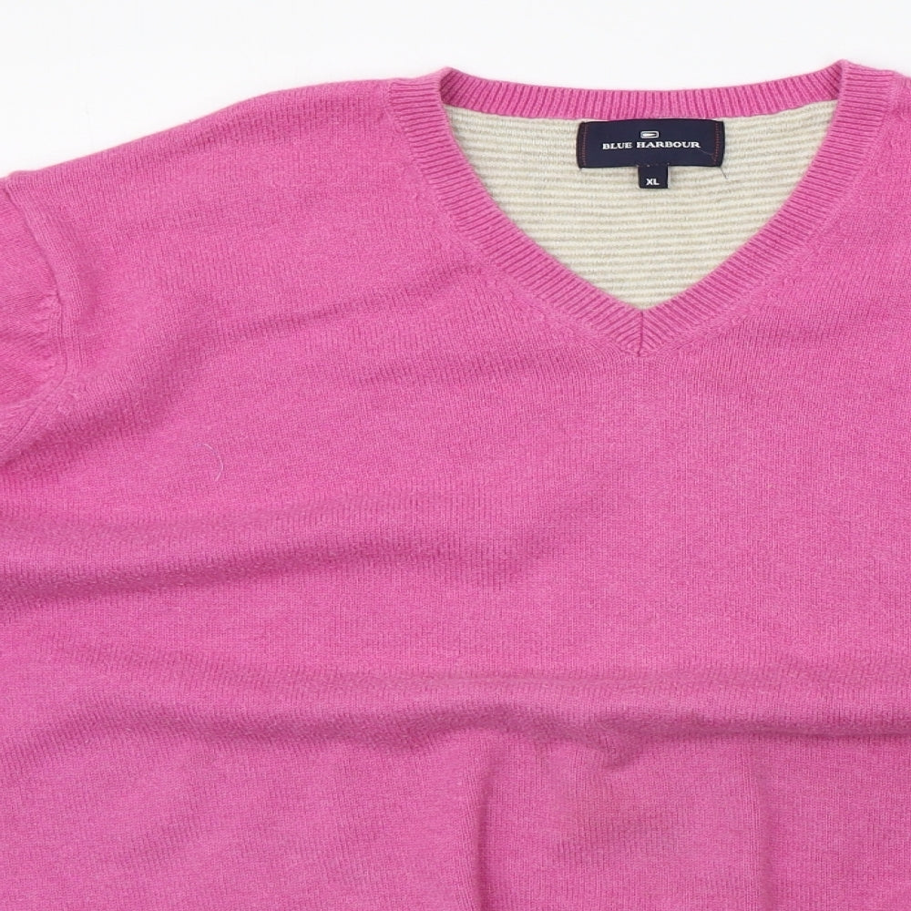 Marks and Spencer Womens Pink   Pullover Jumper Size XL
