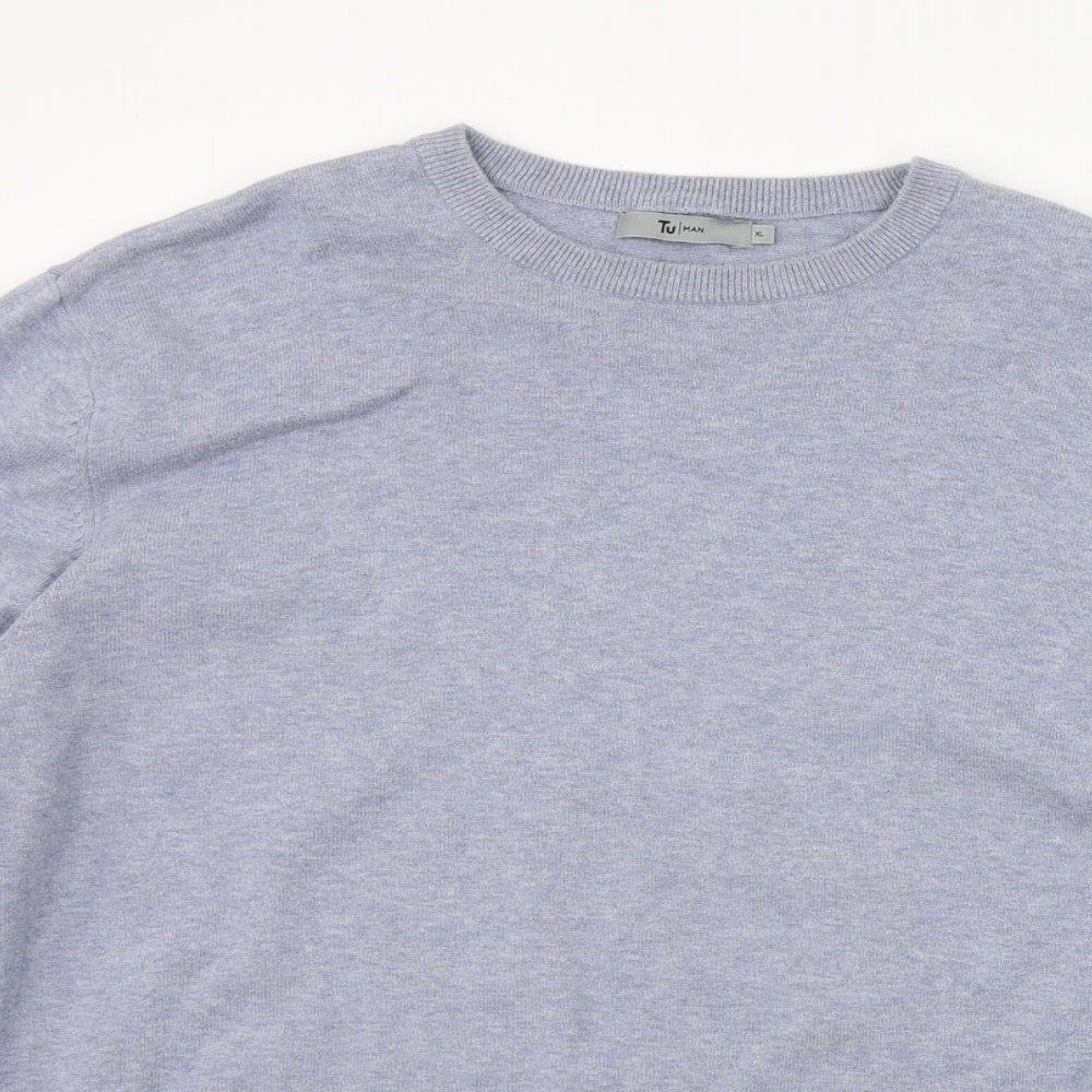 TU Mens Blue   Pullover Jumper Size XL
