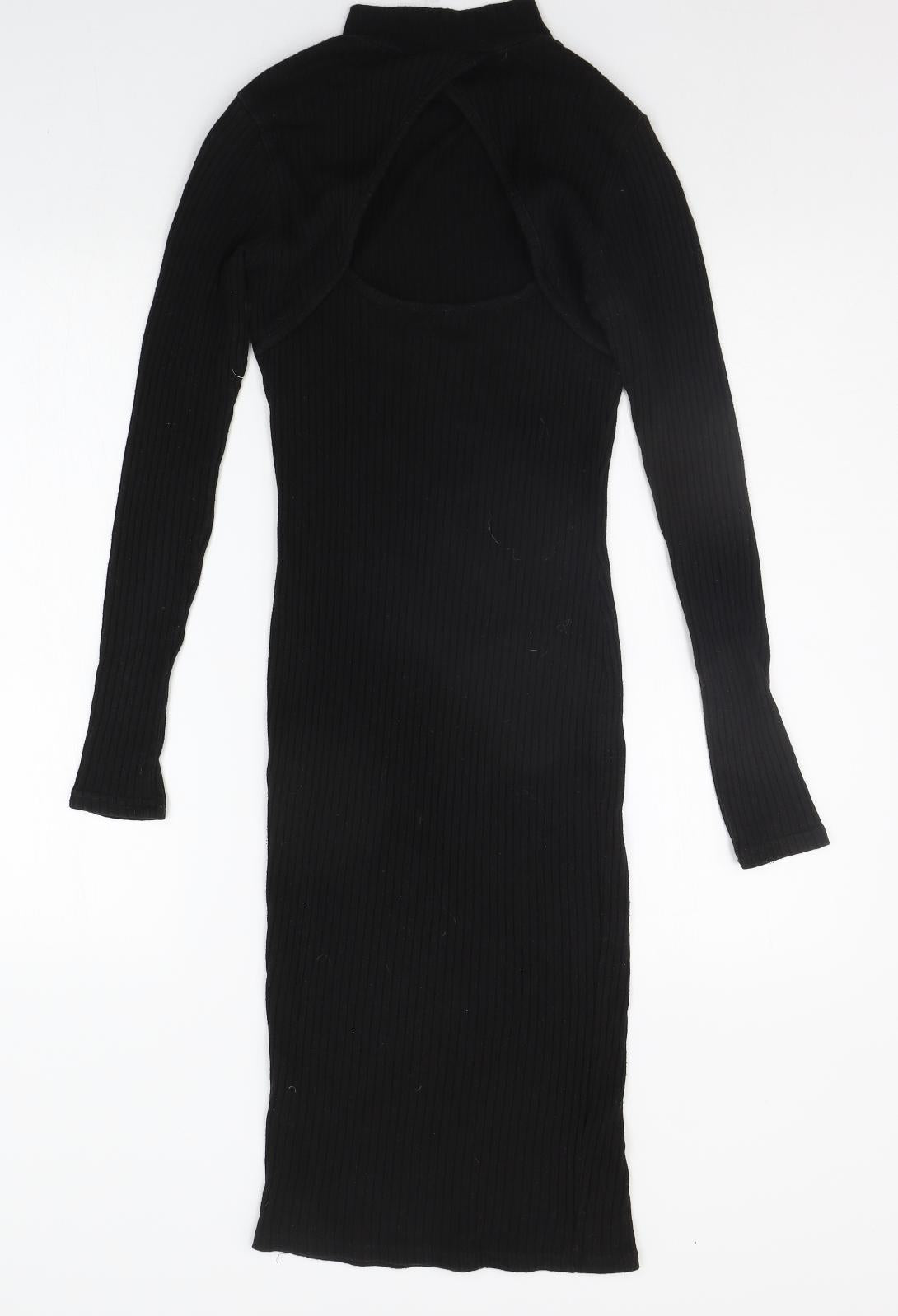 Miss Selfridge Womens Black   A-Line  Size 10