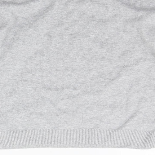 H&M Girls Grey   Pullover Jumper Size 7-8 Years  - christams