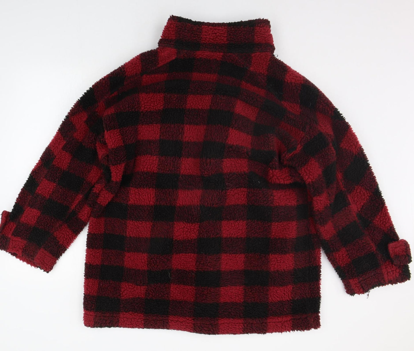 Roman Womens Black Check  Jacket Coat Size M