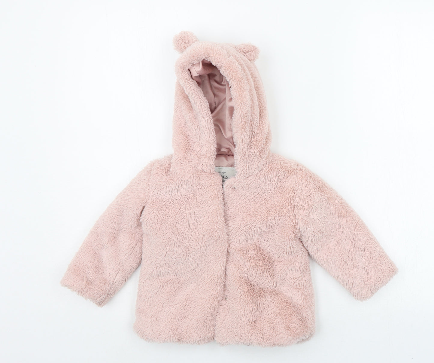 George Baby Pink   Jacket Coat Size 9-12 Months