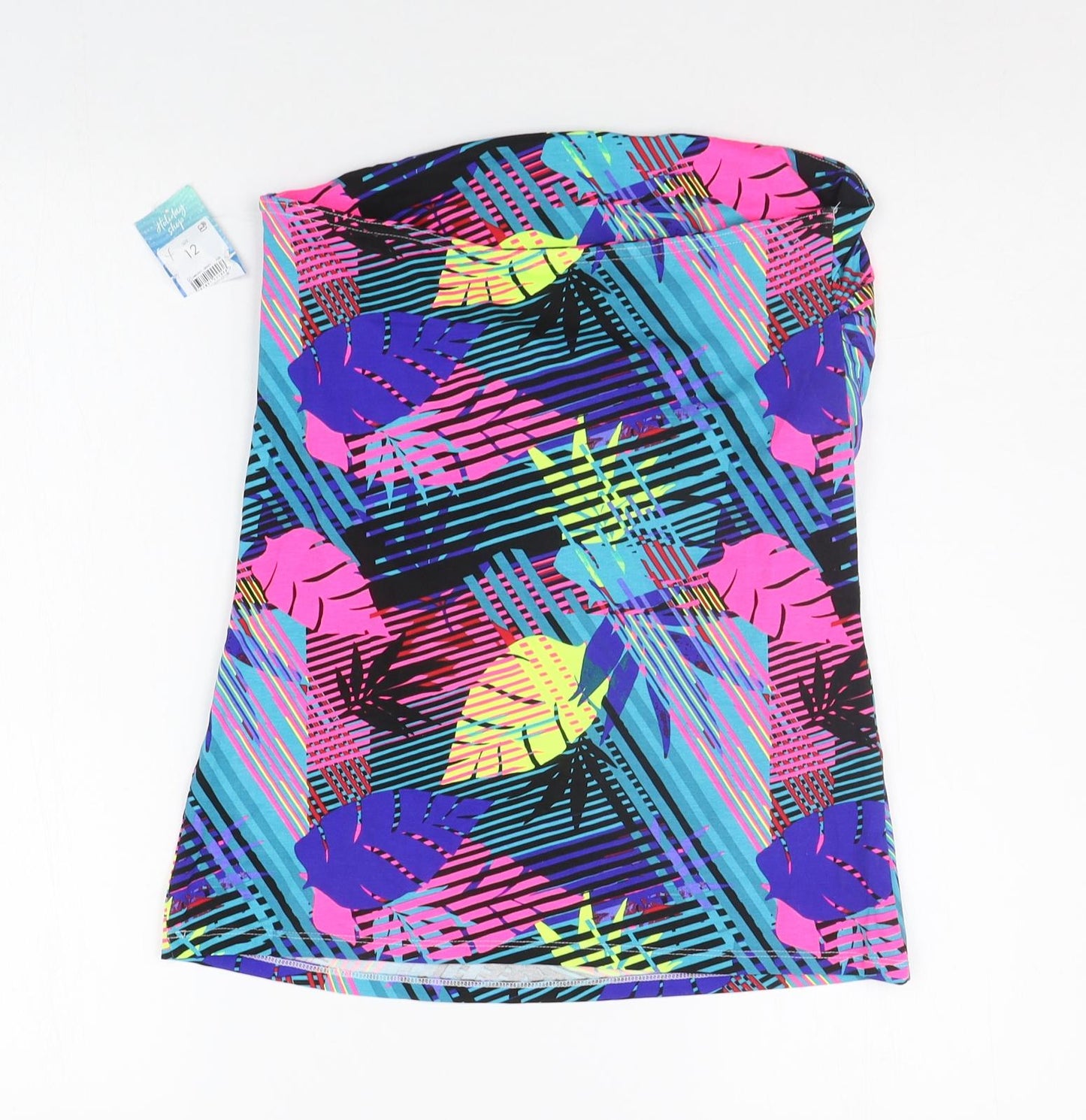 Matalan Womens Multicoloured Geometric  A-Line Skirt Size 12