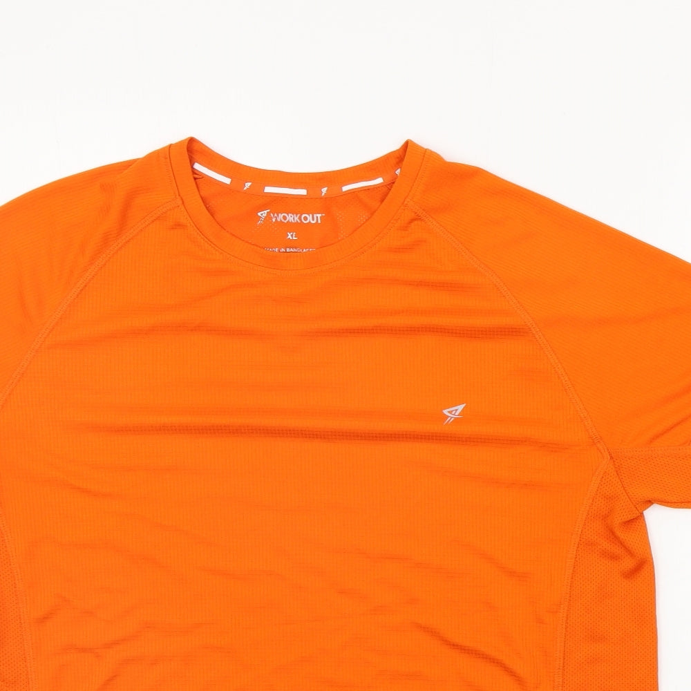 Primark Mens Orange   Basic T-Shirt Size XL