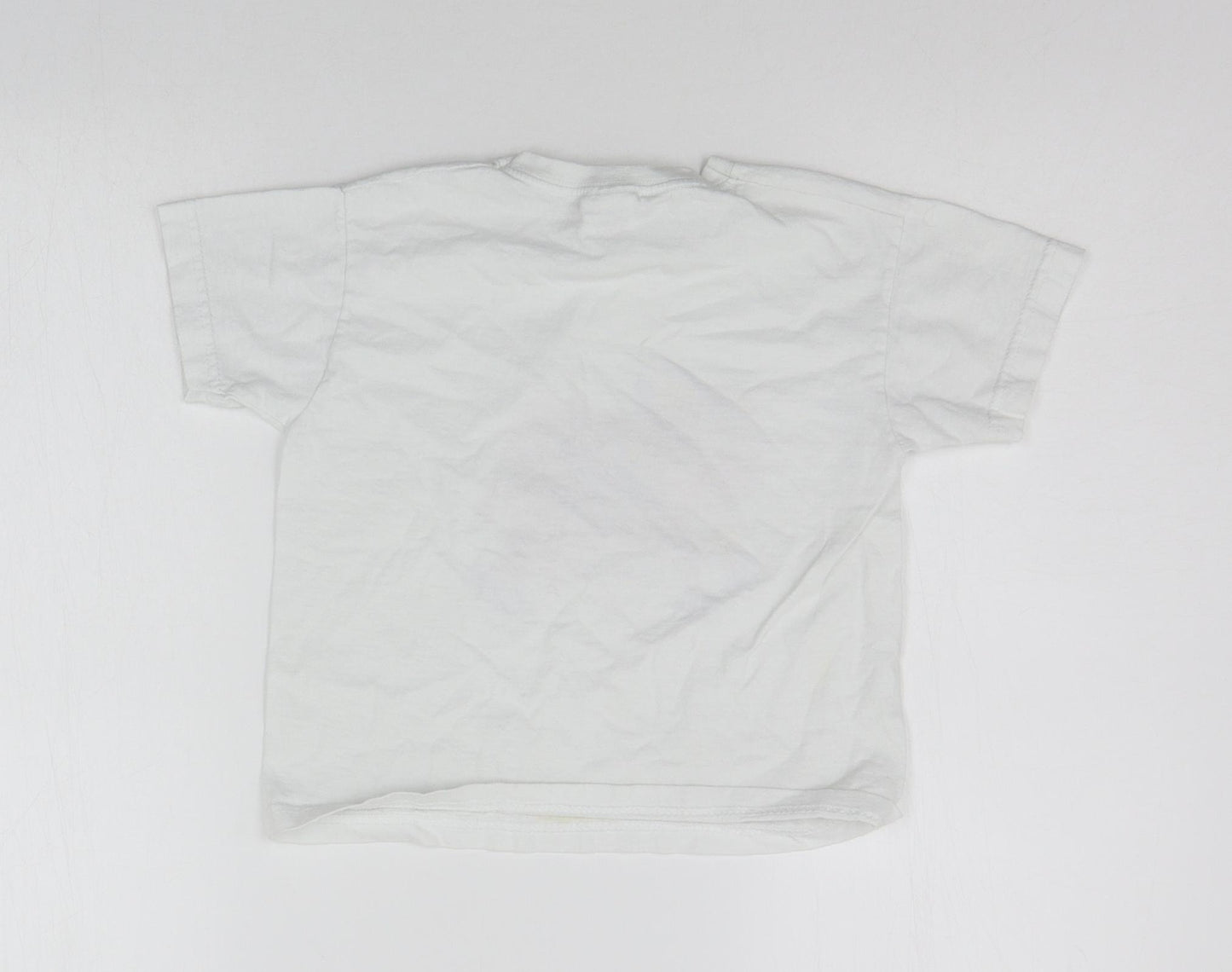 Fruit of the Loom Boys White   Basic T-Shirt Size 3-4 Years  - COW