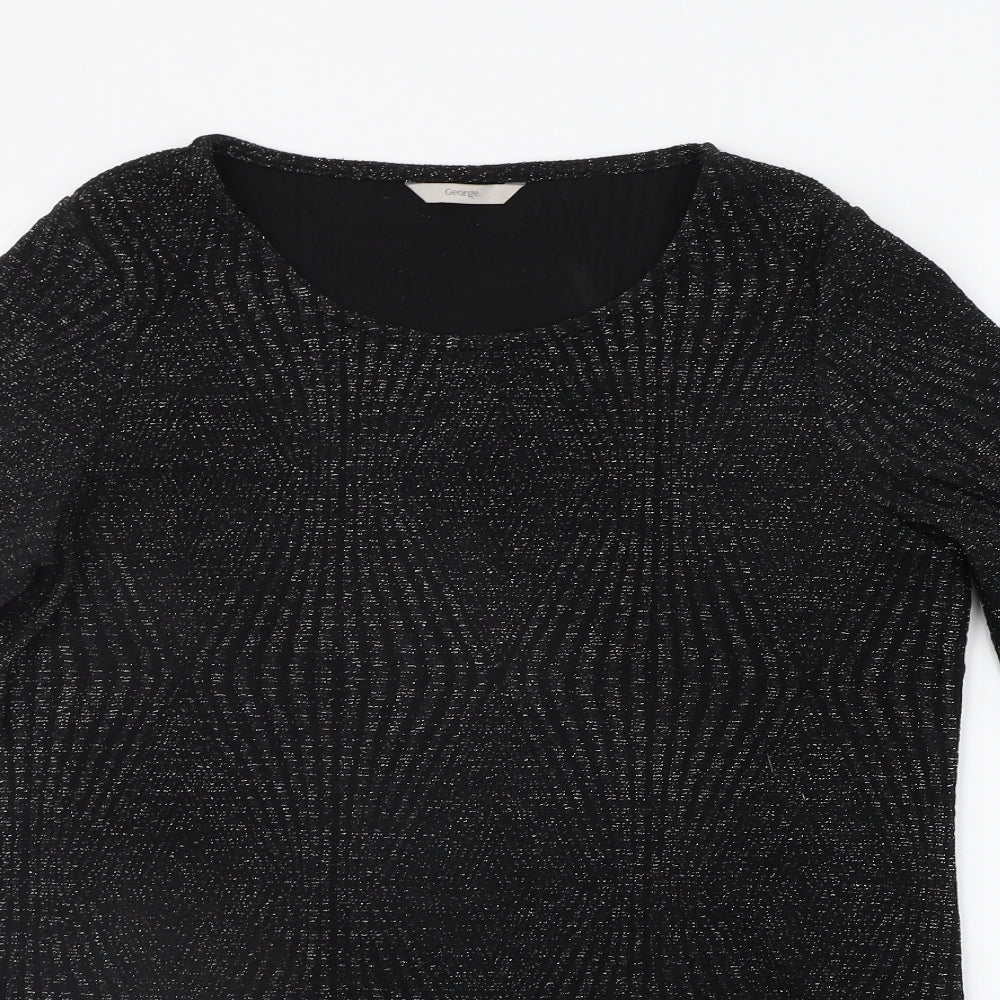 George Womens Black   Jumper Dress  Size 16