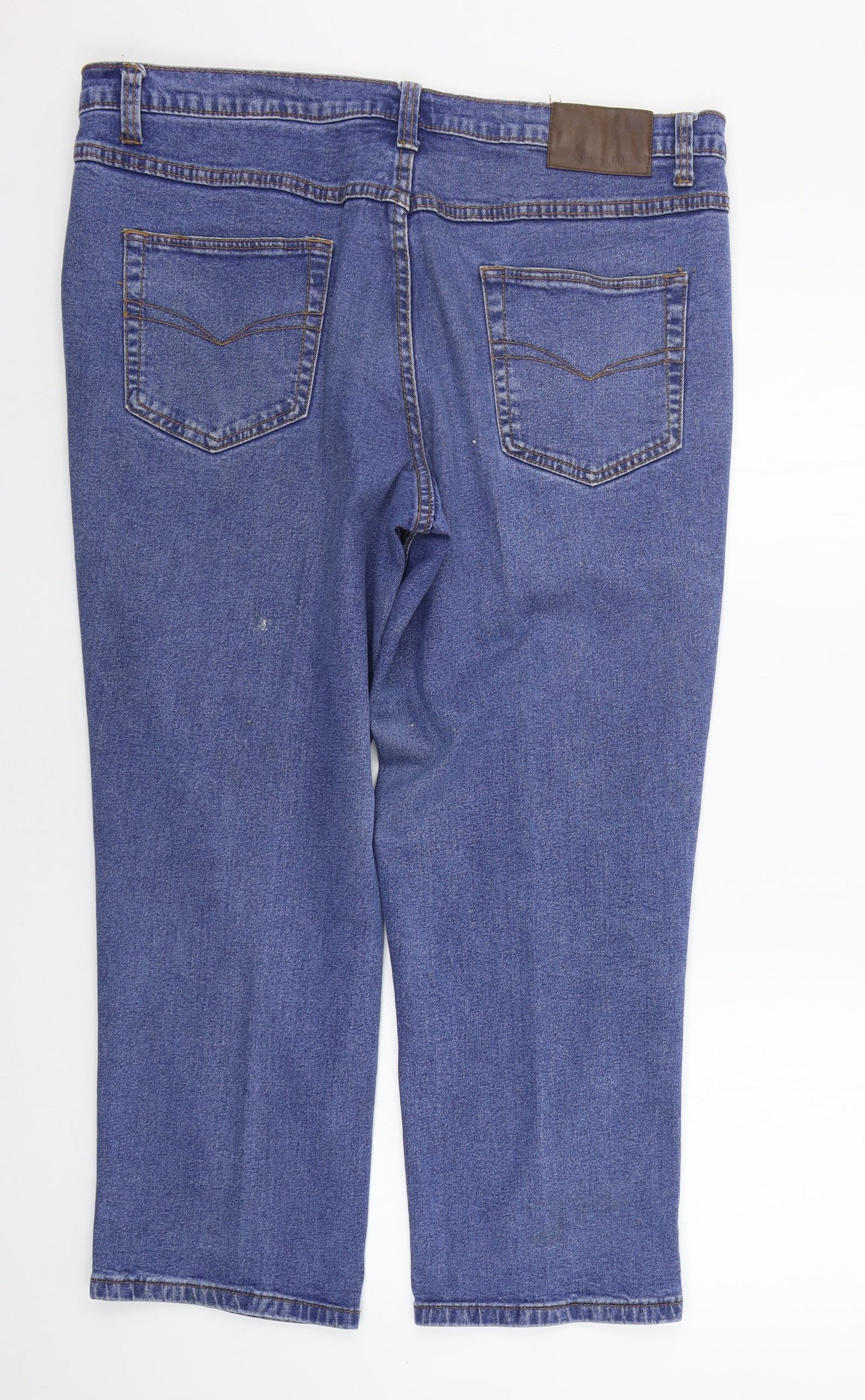 Cotton Traders Mens Blue   Straight Jeans Size 38 in L26 in
