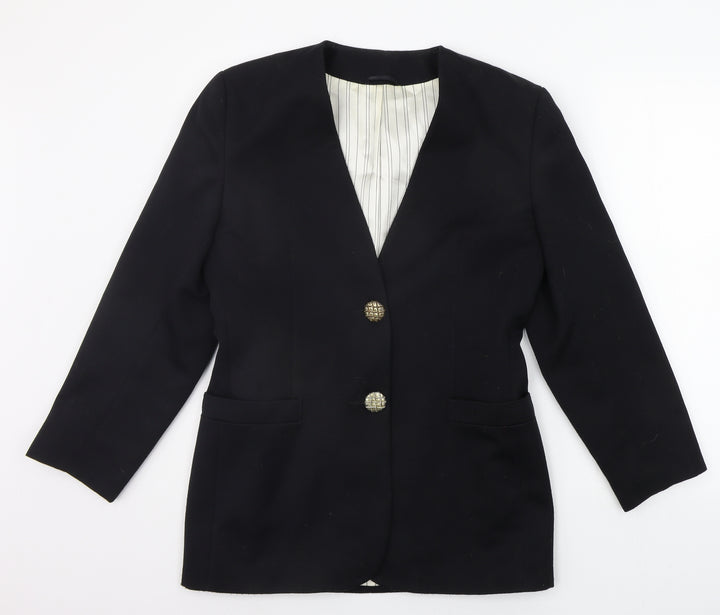 Hamells Womens Black   Jacket Suit Jacket Size 10