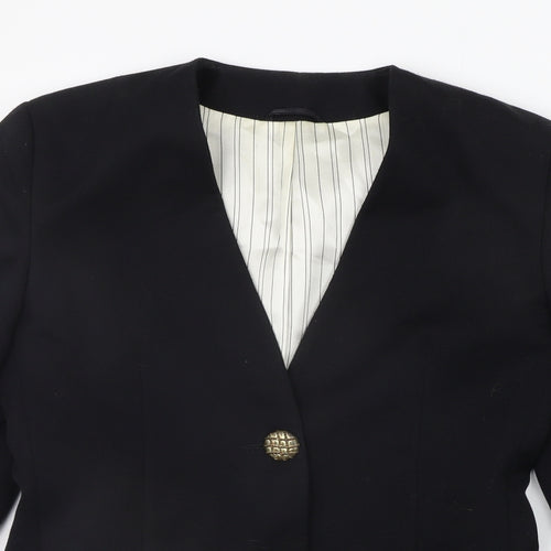 Hamells Womens Black   Jacket Suit Jacket Size 10
