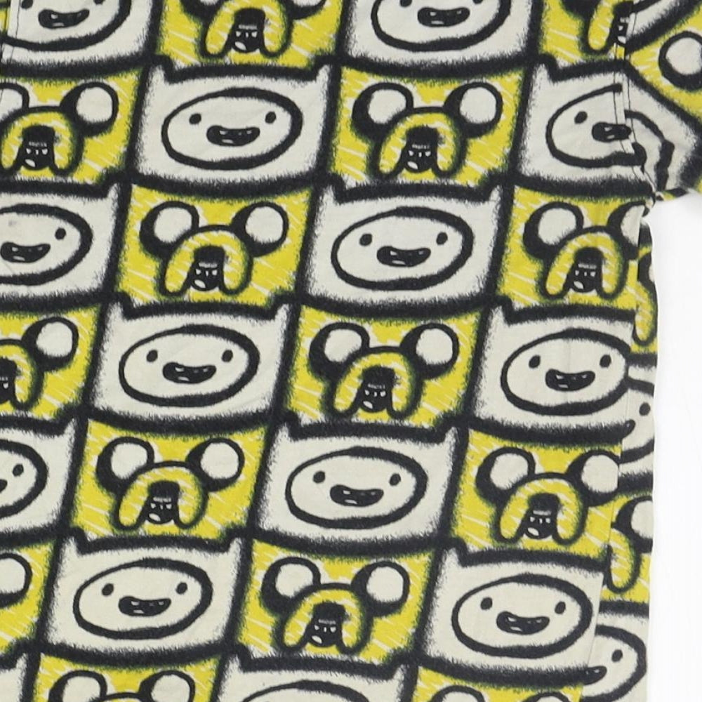George Boys Yellow Geometric  Basic T-Shirt Size 5-6 Years