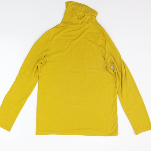 George Womens Yellow   Basic T-Shirt Size 10