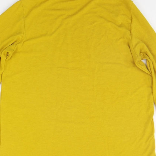 George Womens Yellow   Basic T-Shirt Size 10