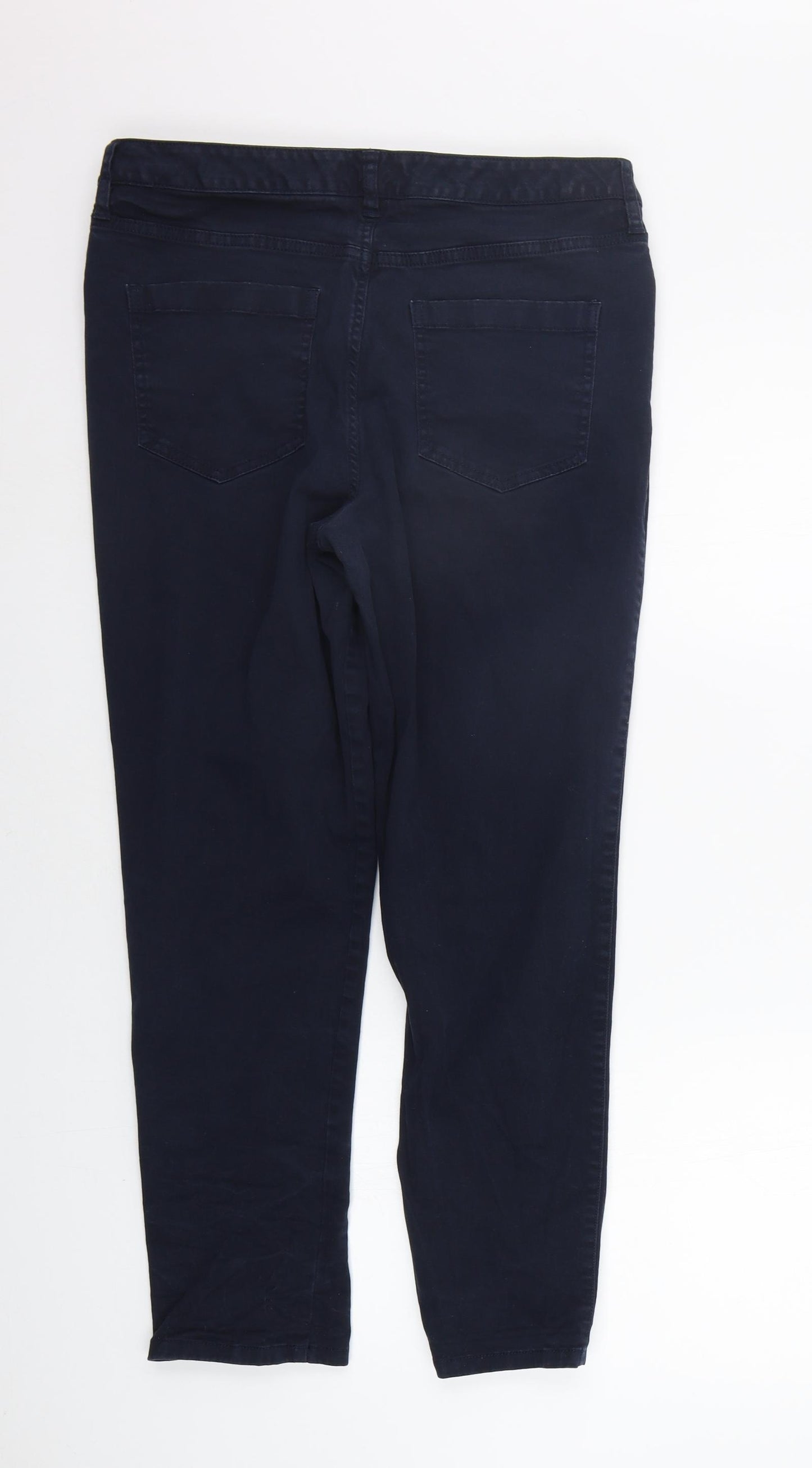 F&F Womens Blue   Trousers  Size 14 L27 in