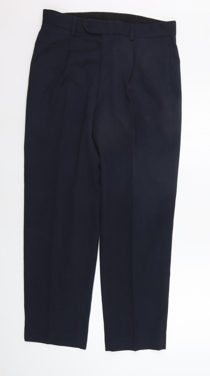 Wilson Mens Blue Trousers Size 34 in L31 in