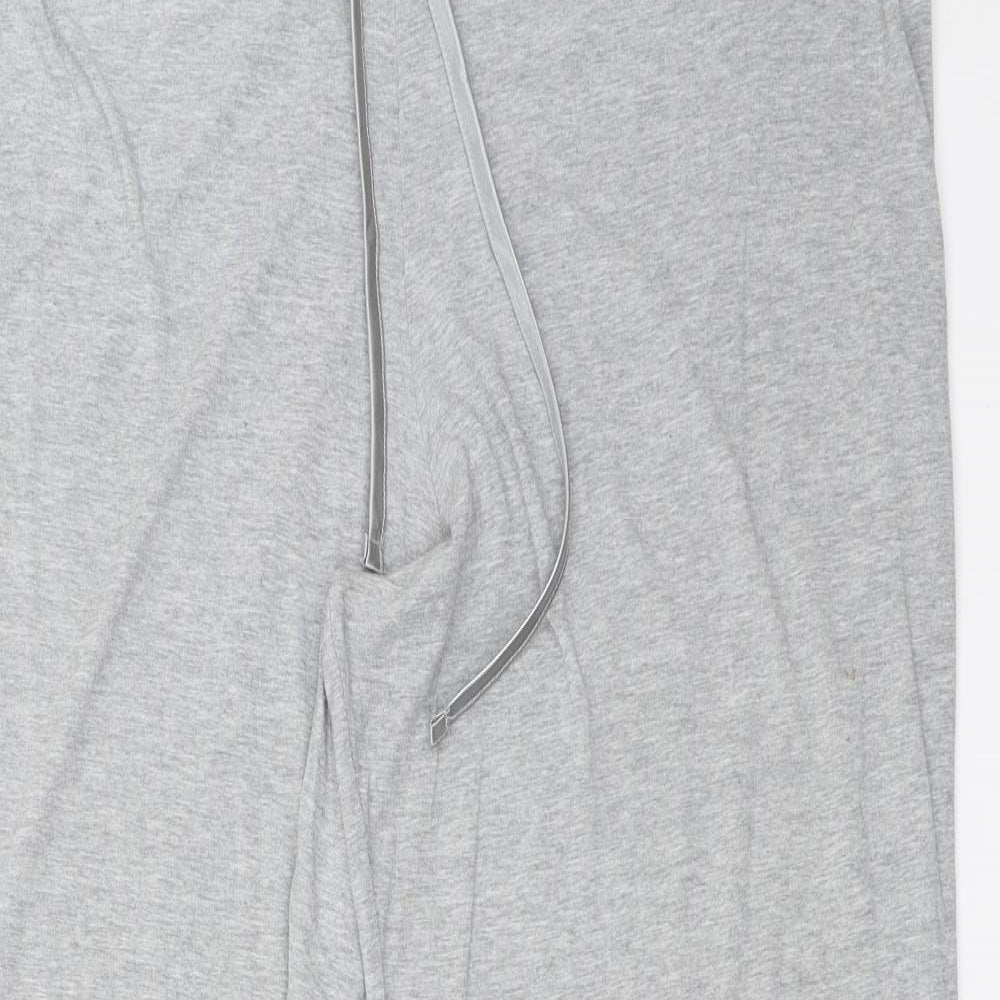 F&F Womens Grey Solid  Top Pyjama Pants Size 18