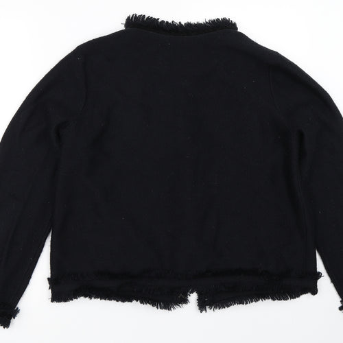 Per Una Womens Black   Cardigan Jumper Size L