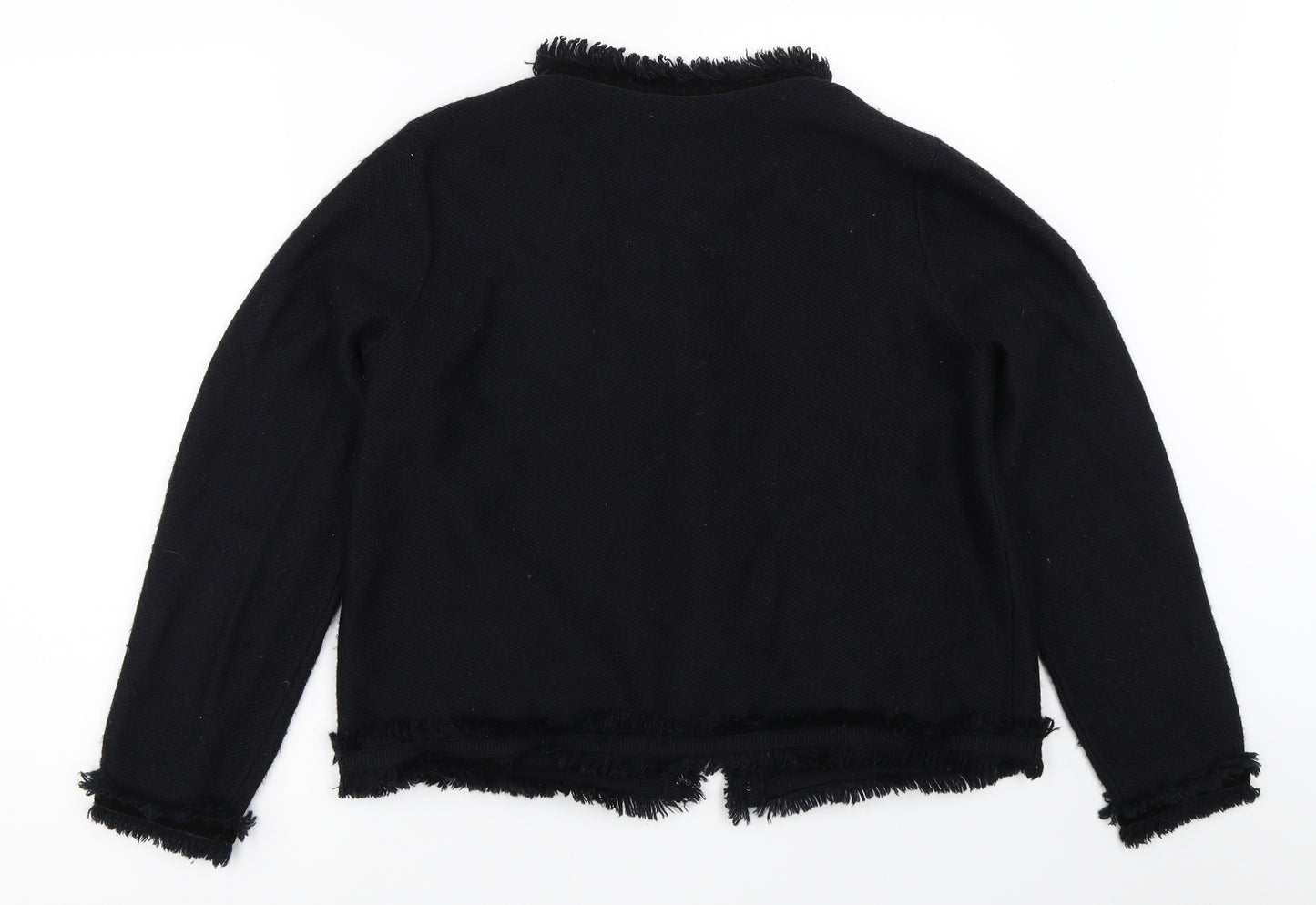 Per Una Womens Black   Cardigan Jumper Size L