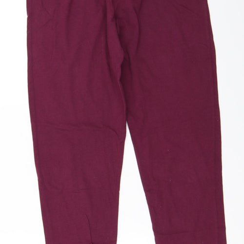 F&F Girls Purple Solid  Top Pyjama Pants Size 13-14 Years