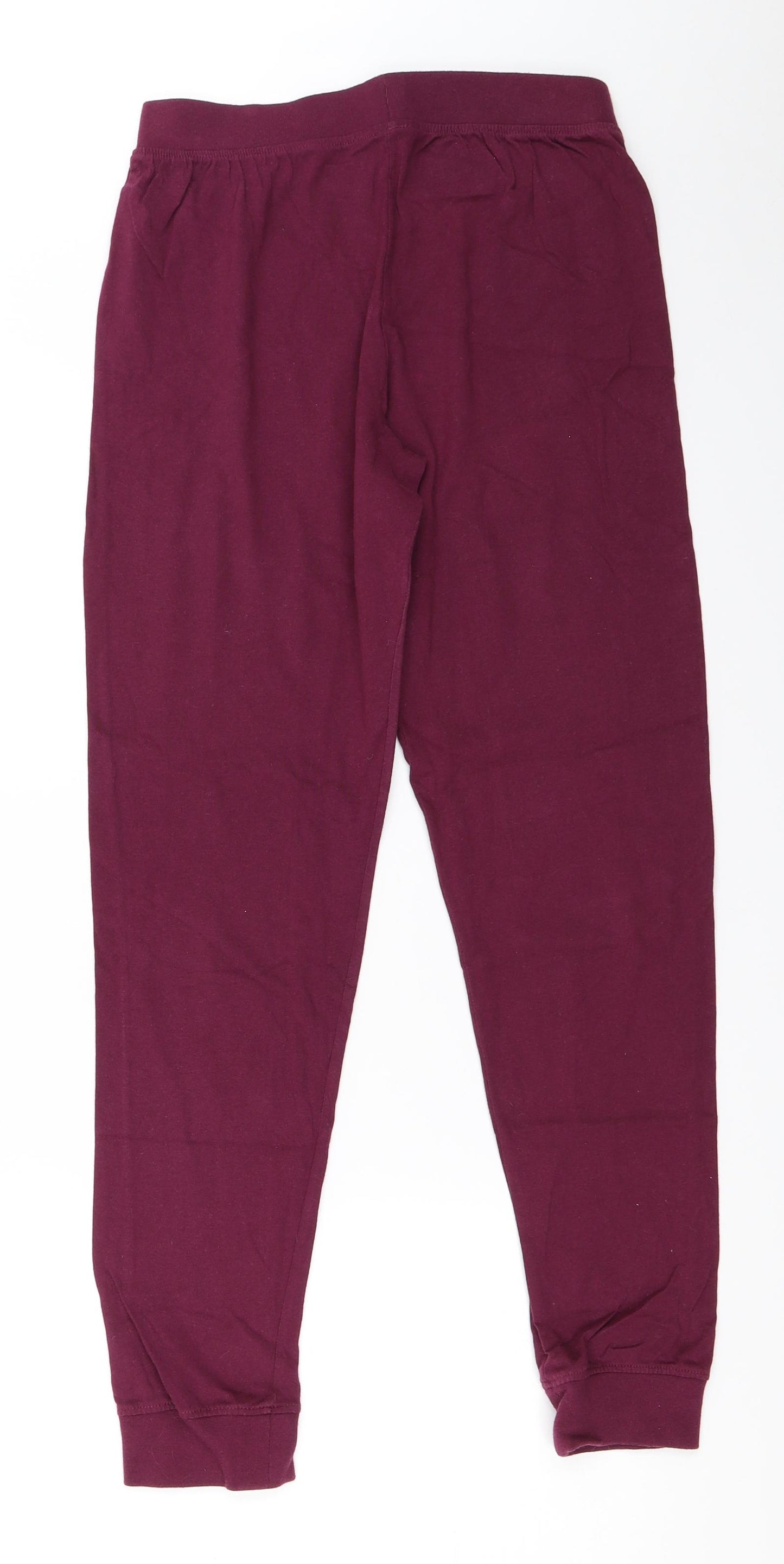 F&F Girls Purple Solid  Top Pyjama Pants Size 13-14 Years