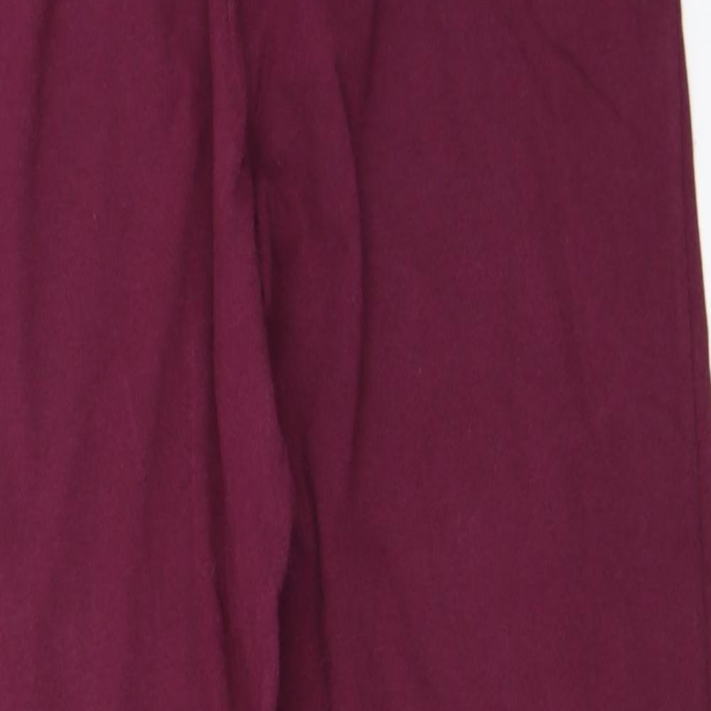 F&F Girls Purple Solid  Top Pyjama Pants Size 13-14 Years