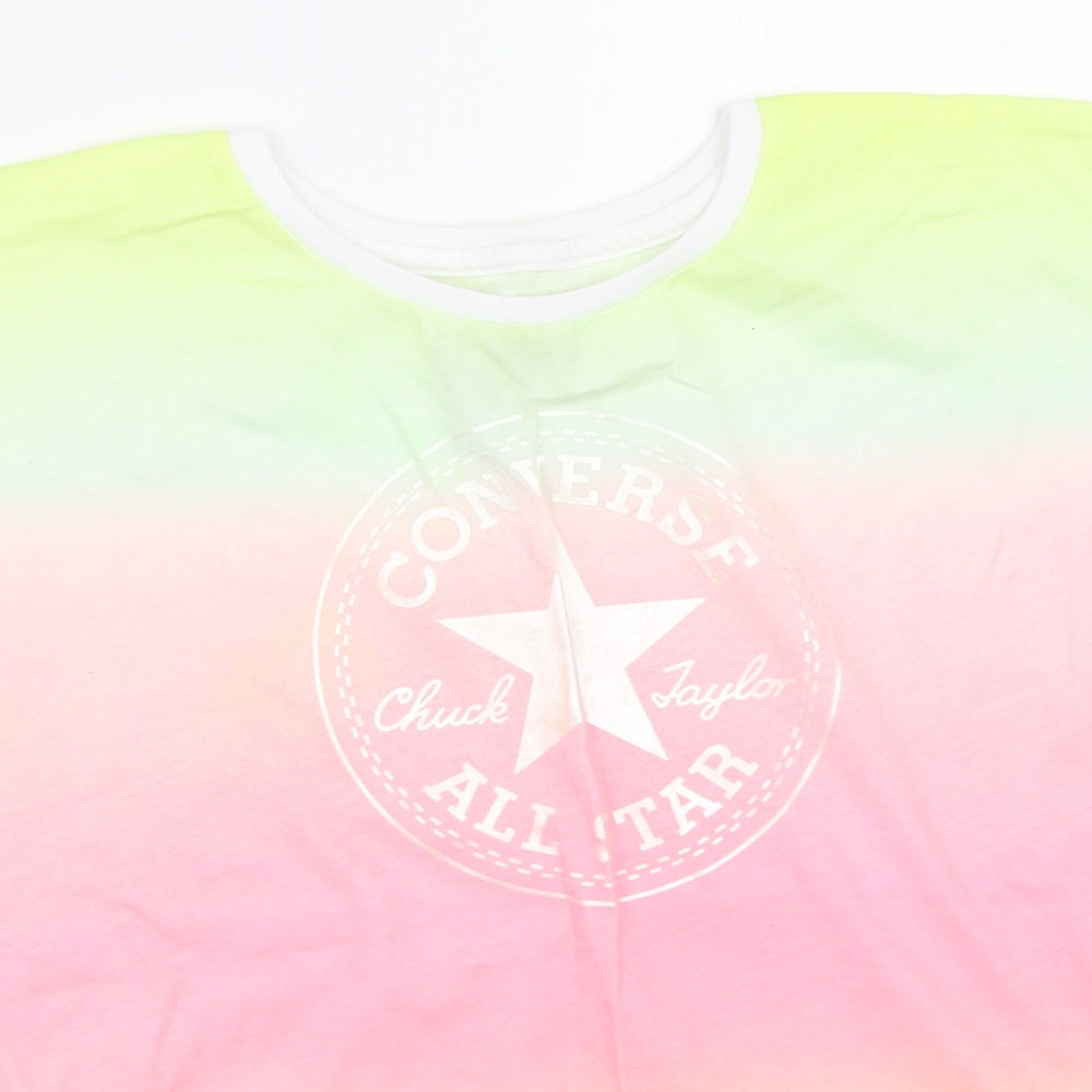 Converse Girls Pink   Basic T-Shirt Size 12-13 Years