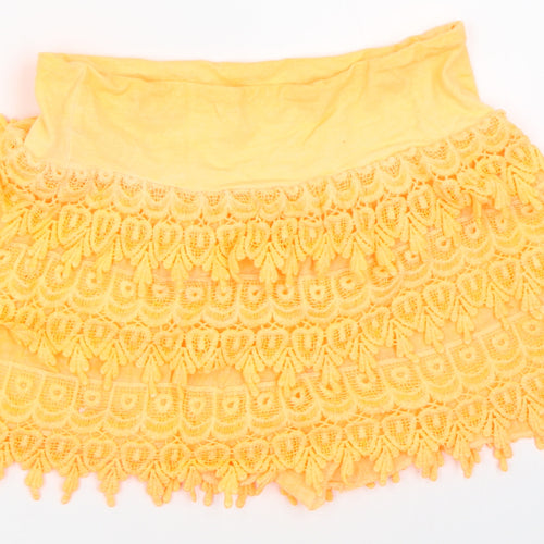 Preworn Womens Orange   Hot Pants Shorts Size 24 in