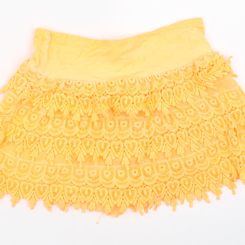 Preworn Womens Orange   Hot Pants Shorts Size 24 in