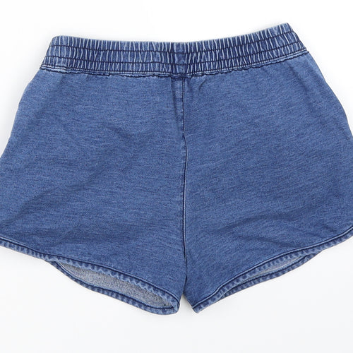 Matalan Girls Blue  Denim Hot Pants Shorts Size 11 Years