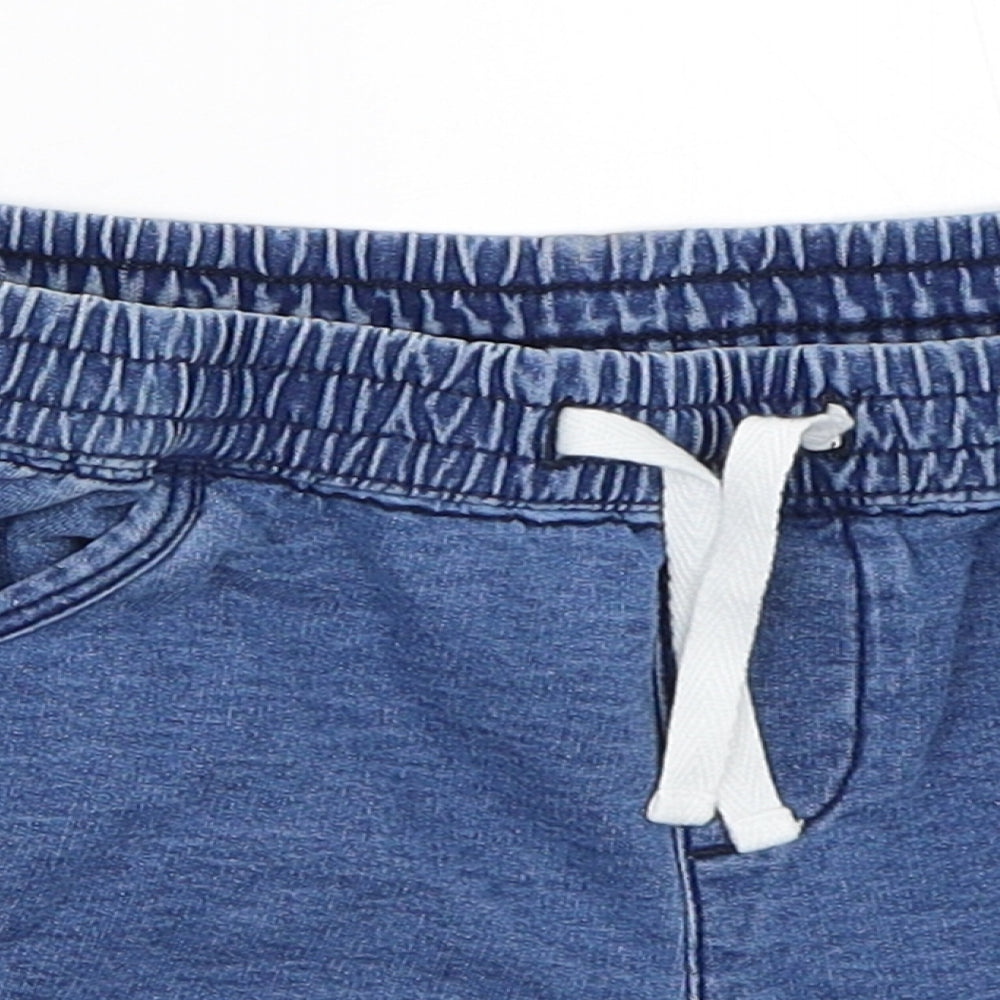 Matalan Girls Blue  Denim Hot Pants Shorts Size 11 Years
