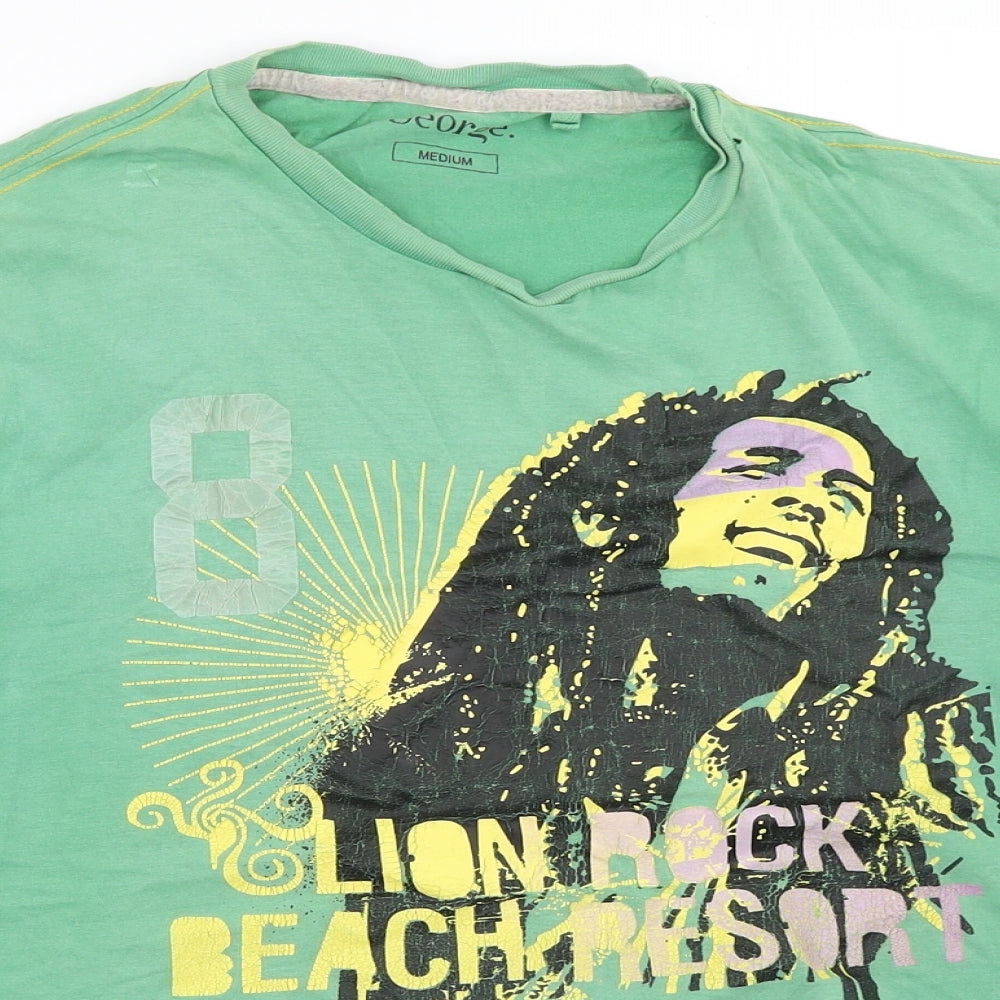 George Mens Green    T-Shirt Size M