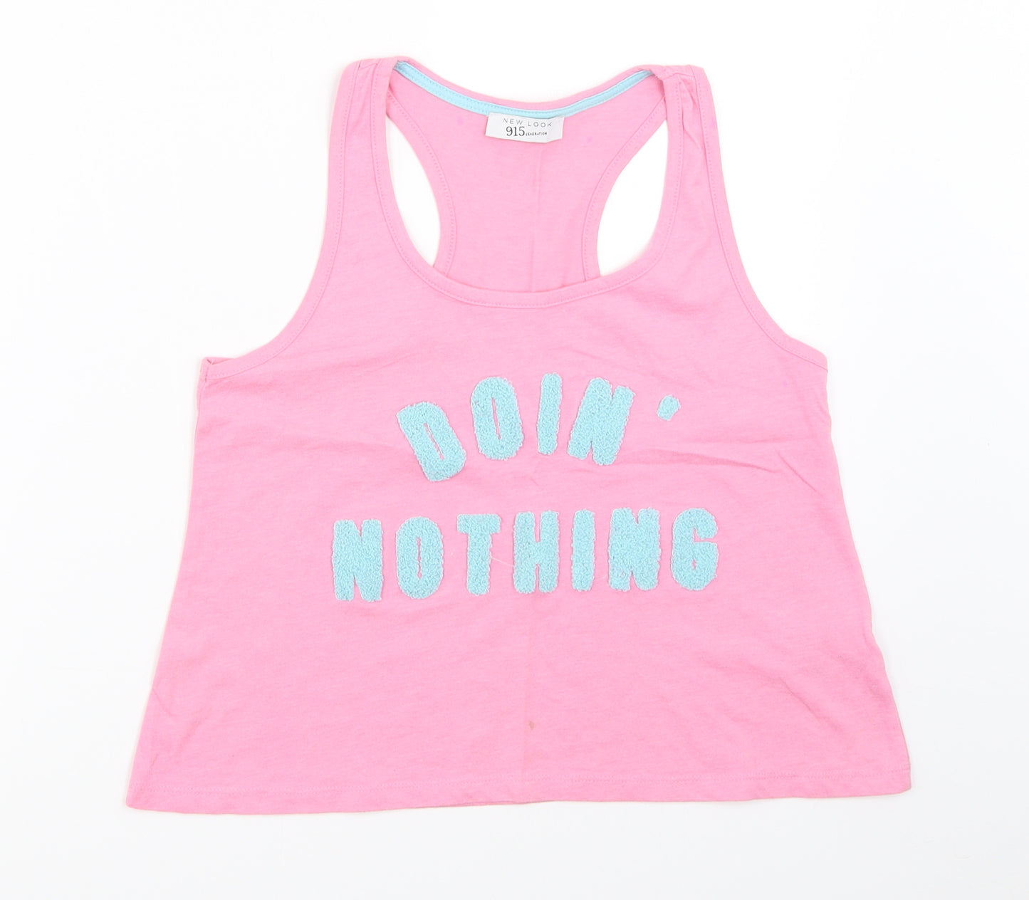 New Look Girls Pink   Basic Tank Size M