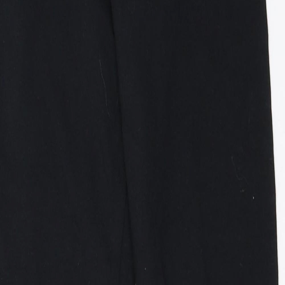 F&F Girls Black   Capri Trousers Size 11-12 Years - leggings