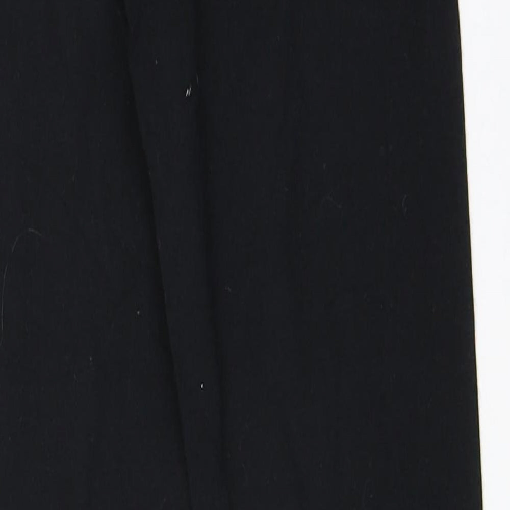 F&F Girls Black   Capri Trousers Size 11-12 Years - leggings