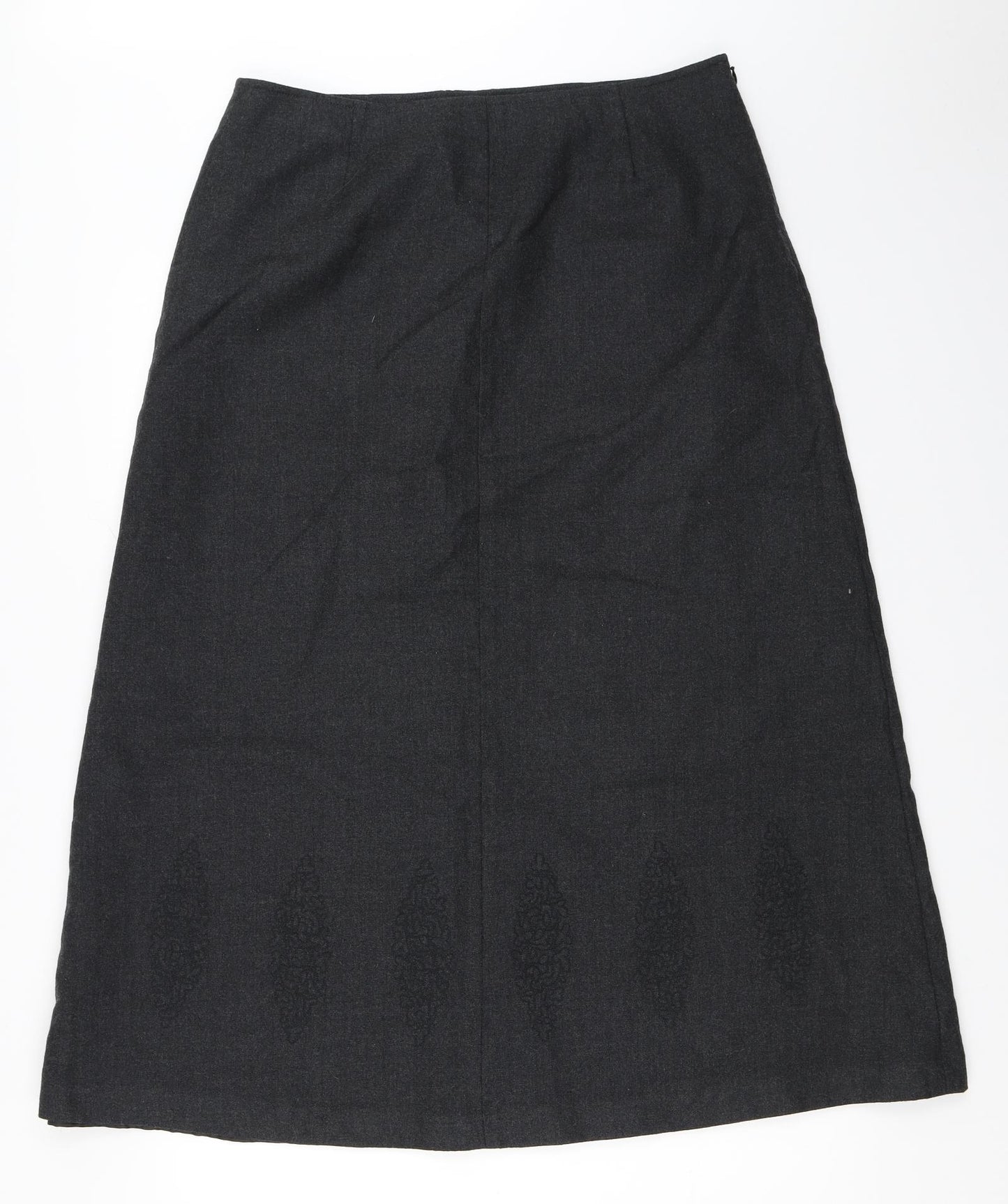 Liz Claiborne Womens Grey   A-Line Skirt Size 14
