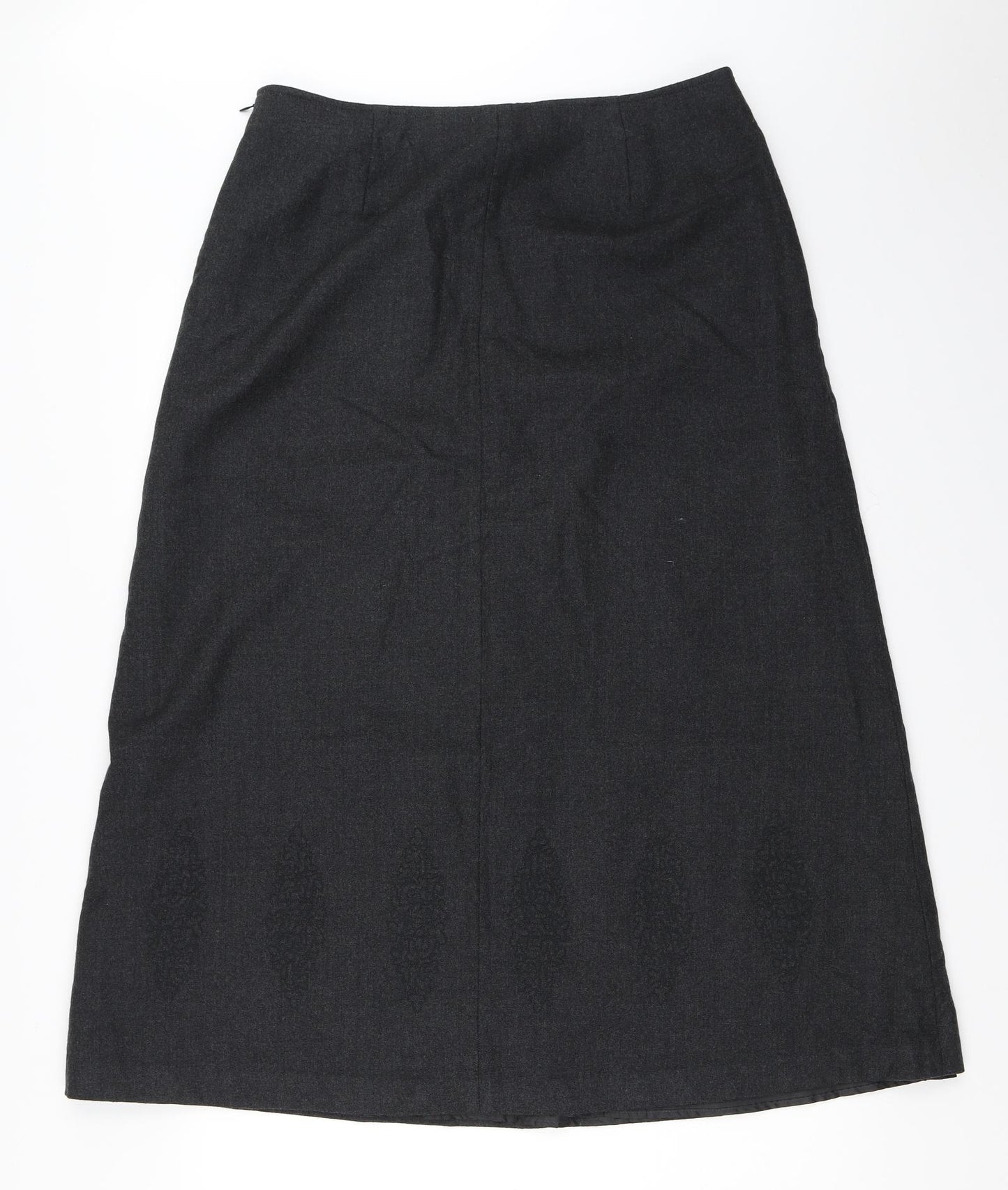 Liz Claiborne Womens Grey   A-Line Skirt Size 14