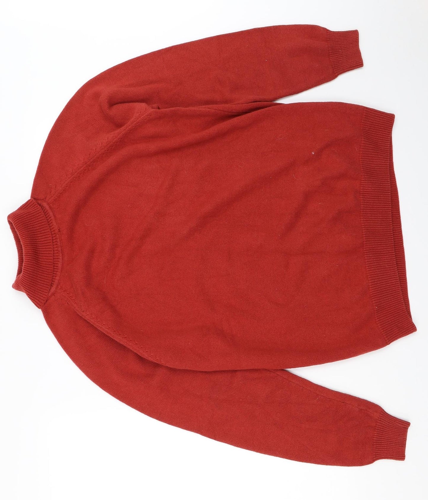 Cotton Traders Mens Red   Pullover Jumper Size L