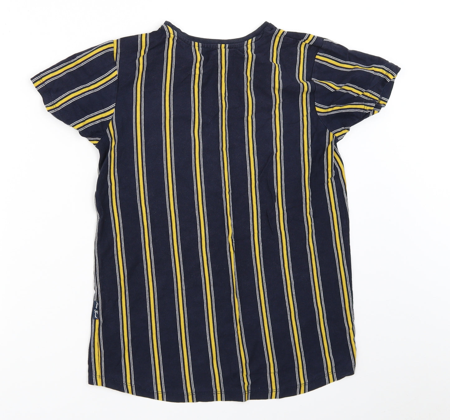 Primark Boys Blue Striped  Basic T-Shirt Size 10-11 Years