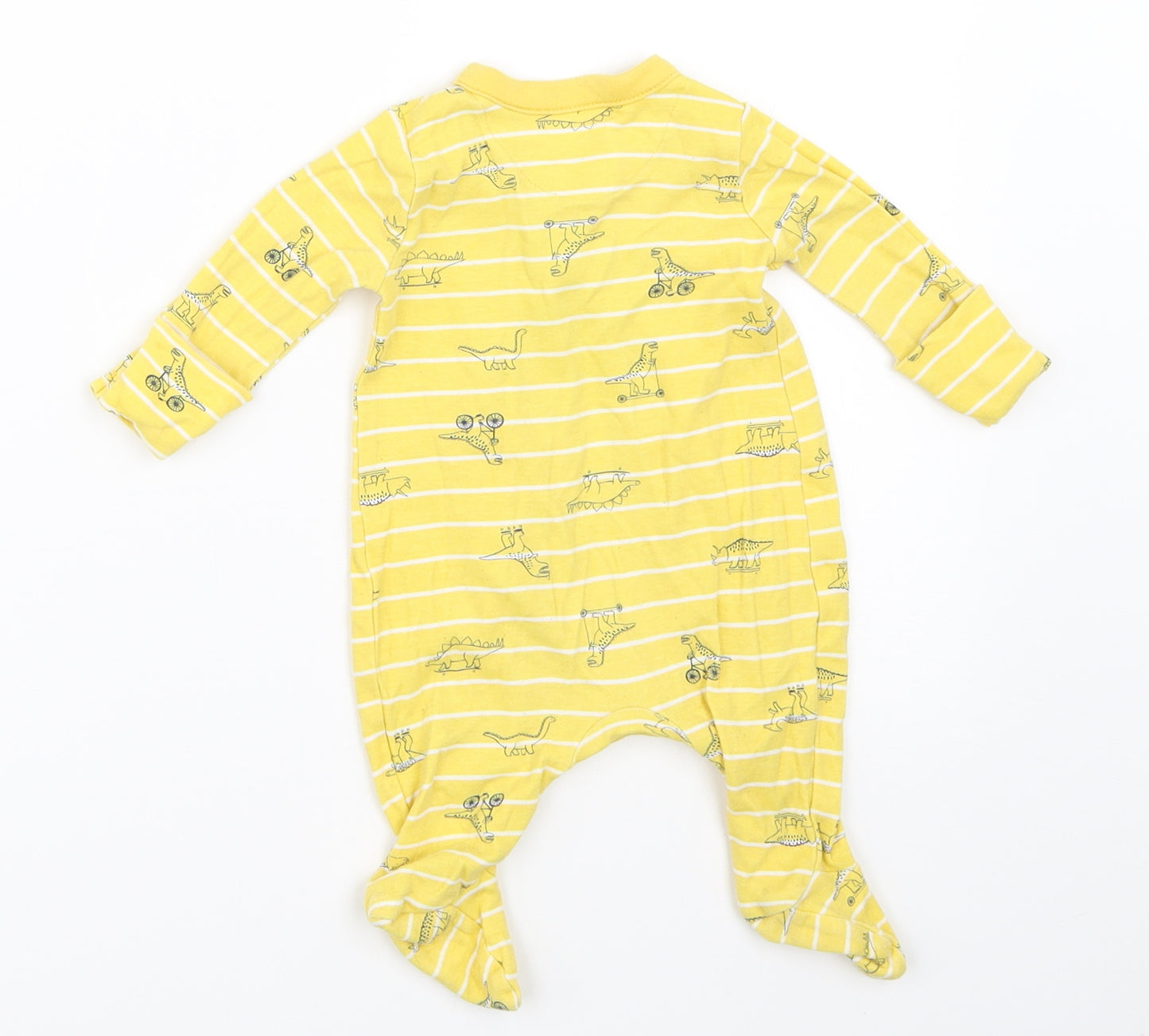 Mothercare Boys Yellow   Babygrow One-Piece Size Newborn