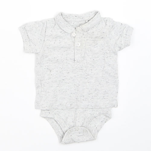 TU Boys Grey   Babygrow One-Piece Size 3-6 Months