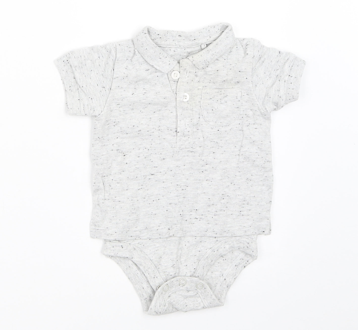 TU Boys Grey   Babygrow One-Piece Size 3-6 Months