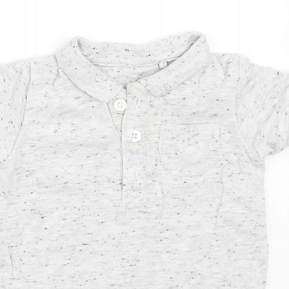 TU Boys Grey   Babygrow One-Piece Size 3-6 Months